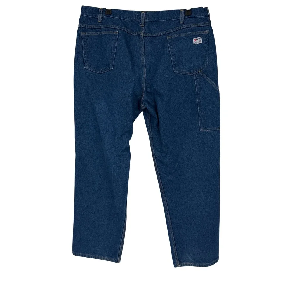 TYNDALE FR Mens Carpenter Jeans Arc‎ Rated Flame Resistant Blue Denim W42 L32
